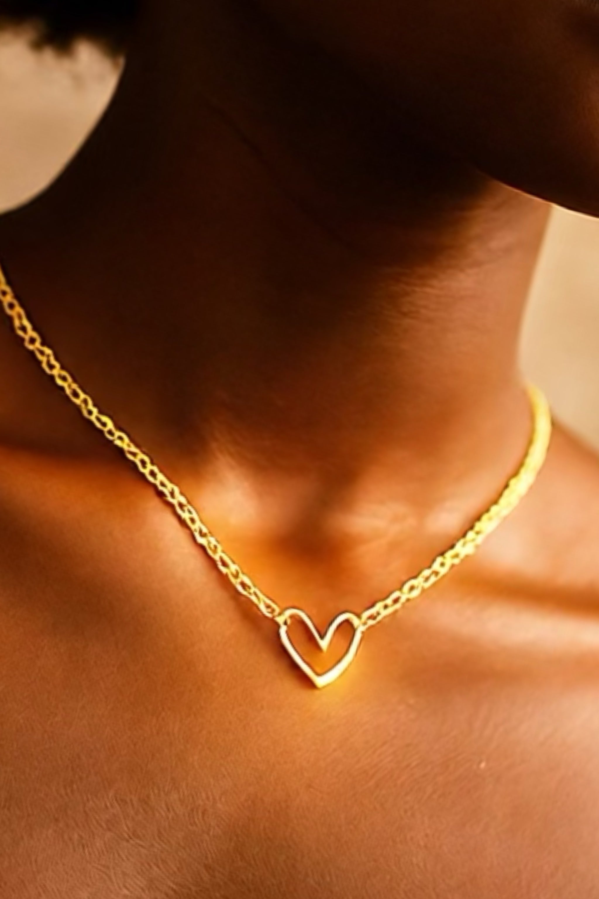 Collana cuore oro